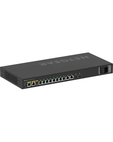 Netgear M4250-10G2F-PoE+ (GSM4212P-100EUS) | AV Line Managed Switch, 8x1G PoE+ 125W, 2x1G, 2xSFP