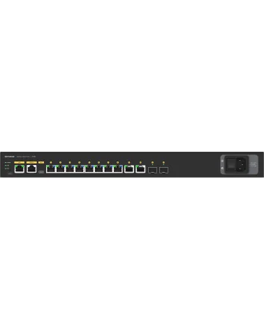 Netgear M4250-10G2F-PoE+ (GSM4212P-100EUS) | AV Line Managed Switch, 8x1G PoE+ 125W, 2x1G, 2xSFP