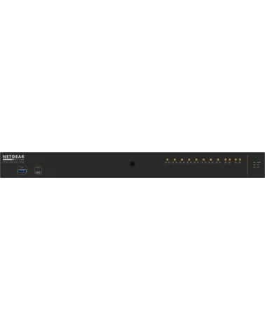 Netgear M4250-10G2XF-PoE++ (GSM4212UX-100EUS) | AV Line Managed Switch, 8x1G Ultra90 PoE++ 720W, 2x1G, 2xSFP+