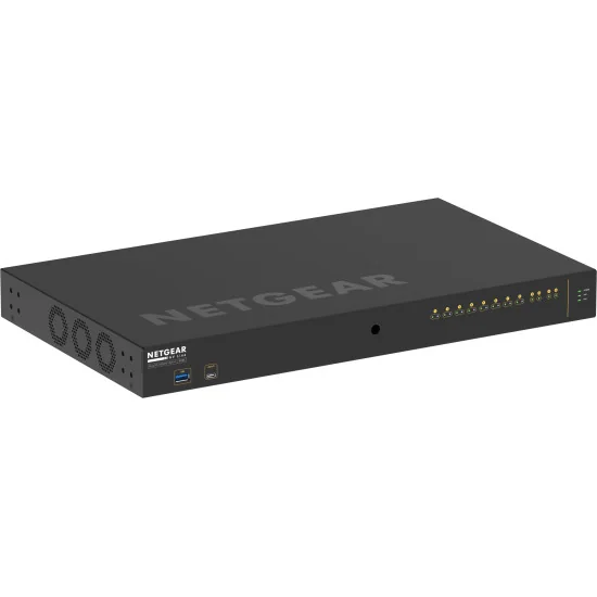 Netgear M4250-10G2XF-PoE++ (GSM4212UX-100EUS) | AV Line Managed Switch, 8x1G Ultra90 PoE++ 720W, 2x1G, 2xSFP+