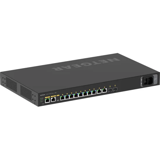 Netgear M4250-10G2XF-PoE++ (GSM4212UX-100EUS) | AV Line Managed Switch, 8x1G Ultra90 PoE++ 720W, 2x1G, 2xSFP+