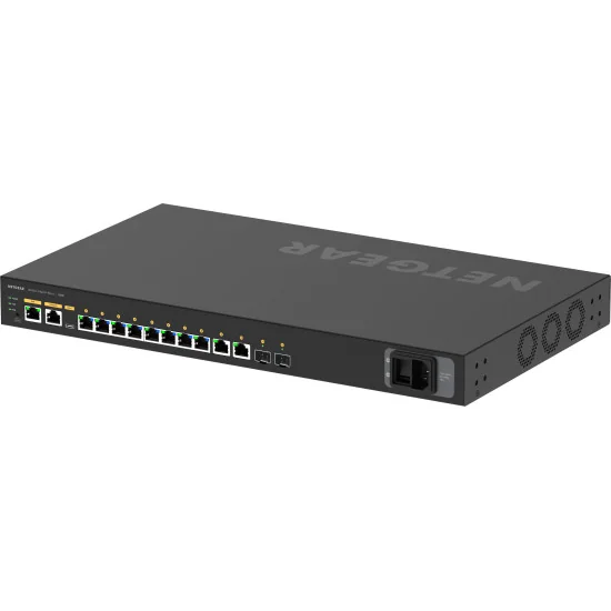 Netgear M4250-10G2XF-PoE++ (GSM4212UX-100EUS) | AV Line Managed Switch, 8x1G Ultra90 PoE++ 720W, 2x1G, 2xSFP+