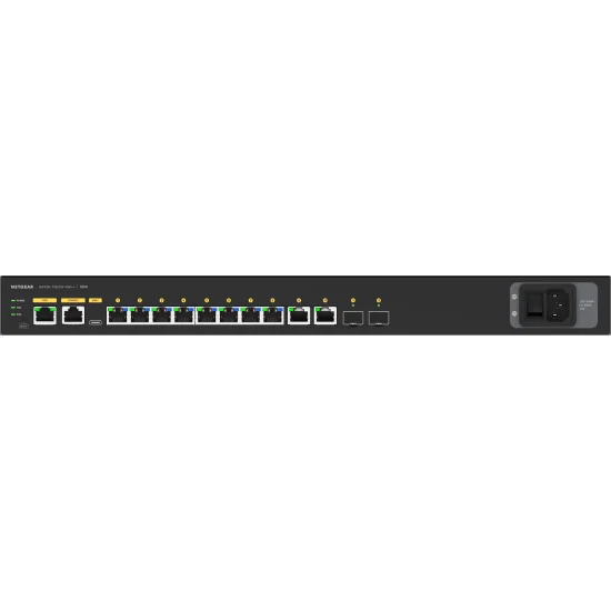 Netgear M4250-10G2XF-PoE++ (GSM4212UX-100EUS) | AV Line Managed Switch, 8x1G Ultra90 PoE++ 720W, 2x1G, 2xSFP+