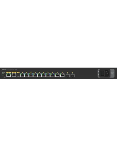 Netgear M4250-10G2XF-PoE++ (GSM4212UX-100EUS) | AV Line Managed Switch, 8x1G Ultra90 PoE++ 720W, 2x1G, 2xSFP+