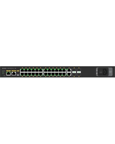 Netgear M4250-26G4F-PoE+ (GSM4230P-100EUS) | AV Line Managed Switch, 24x1G PoE+ 300W, 2x1G, 4xSFP