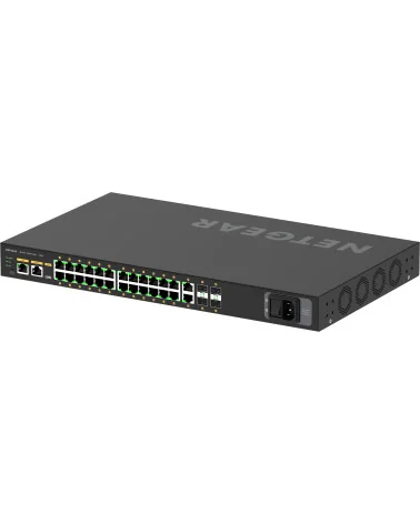 Netgear M4250-26G4F-PoE+ (GSM4230P-100EUS) | AV Line Managed Switch, 24x1G PoE+ 300W, 2x1G, 4xSFP