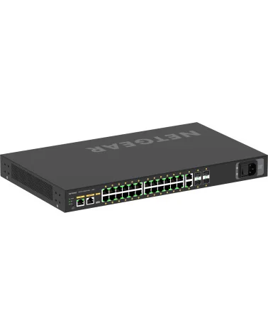 Netgear M4250-26G4F-PoE+ (GSM4230P-100EUS) | AV Line Managed Switch, 24x1G PoE+ 300W, 2x1G, 4xSFP