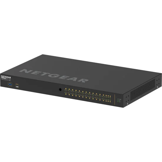 Netgear M4250-26G4F-PoE+ (GSM4230P-100EUS) | Série AV manageable switch, 24x1G PoE+ 300W, 2x1G, 4xSFP