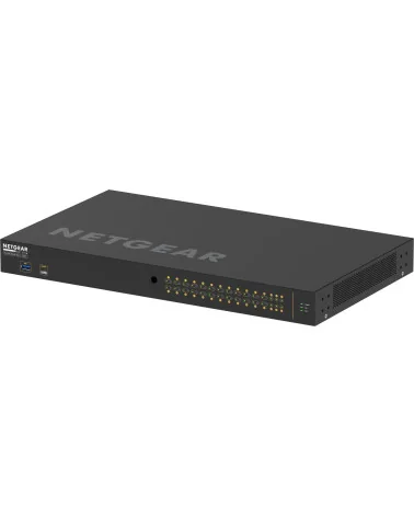 Netgear M4250-26G4F-PoE+ (GSM4230P-100EUS) | AV Line Managed Switch, 24x1G PoE+ 300W, 2x1G, 4xSFP