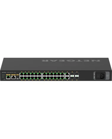 Netgear M4250-26G4F-PoE+ (GSM4230P-100EUS) | AV Line Managed Switch, 24x1G PoE+ 300W, 2x1G, 4xSFP