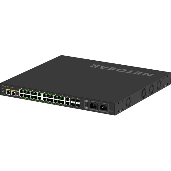 Netgear M4250-26G4F-PoE++ (GSM4230UP-100EUS) | AV Line Managed Switch, 24x1G Ultra90 PoE++ 1440W, 2x1G, 4xSFP