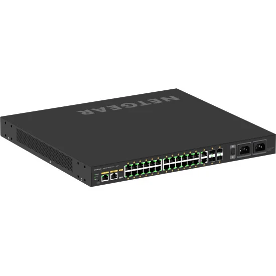 Netgear M4250-26G4F-PoE++ (GSM4230UP-100EUS) | AV Line Managed Switch, 24x1G Ultra90 PoE++ 1440W, 2x1G, 4xSFP