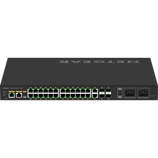 Netgear M4250-26G4F-PoE++ (GSM4230UP-100EUS) | AV Line Managed Switch, 24x1G Ultra90 PoE++ 1440W, 2x1G, 4xSFP