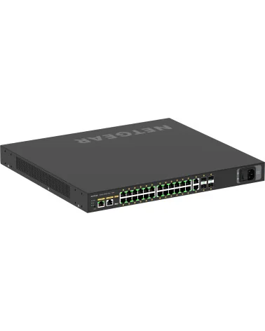 Netgear M4250-26G4XF-PoE+ (GSM4230PX-100EUS) | AV Line Managed Switch, 24x1G PoE+ 480W, 2x1G, 4xSFP+