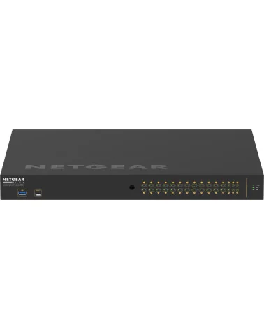 Netgear M4250-26G4XF-PoE+ (GSM4230PX-100EUS) | AV Line Managed Switch, 24x1G PoE+ 480W, 2x1G, 4xSFP+