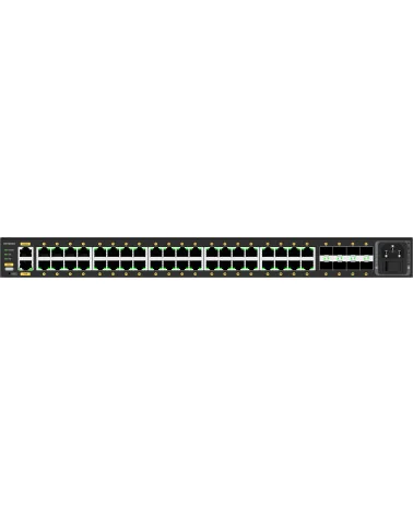 Netgear M4250-40G8F-PoE+ (GSM4248P-100EUS) | AV Line Managed Switch, 40x1G PoE+ 480W, 8xSFP