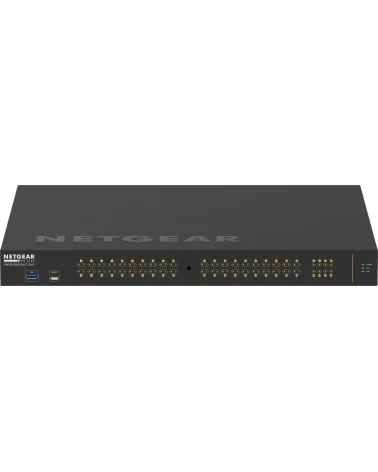 Netgear M4250-40G8F-PoE+ (GSM4248P-100EUS) | AV Line Managed Switch, 40x1G PoE+ 480W, 8xSFP