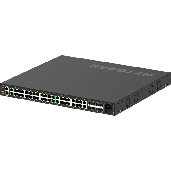 Netgear M4250-40G8XF-PoE+ (GSM4248PX-100EUS) | AV Line Managed Switch, 40x1G PoE+ 960W, 8xSFP+