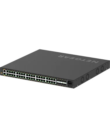 Netgear M4250-40G8XF-PoE+ (GSM4248PX-100EUS) | AV Line Managed Switch, 40x1G PoE+ 960W, 8xSFP+