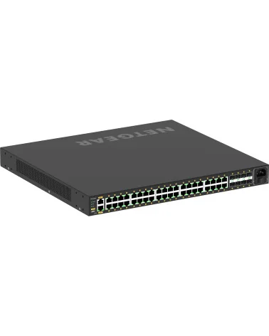 Netgear M4250-40G8XF-PoE+ (GSM4248PX-100EUS) | AV Line Managed Switch, 40x1G PoE+ 960W, 8xSFP+