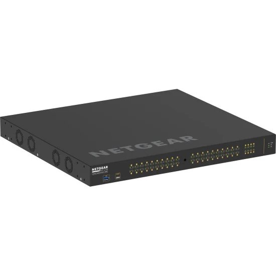 Netgear M4250-40G8XF-PoE+ (GSM4248PX-100EUS) | AV Line Managed Switch, 40x1G PoE+ 960W, 8xSFP+