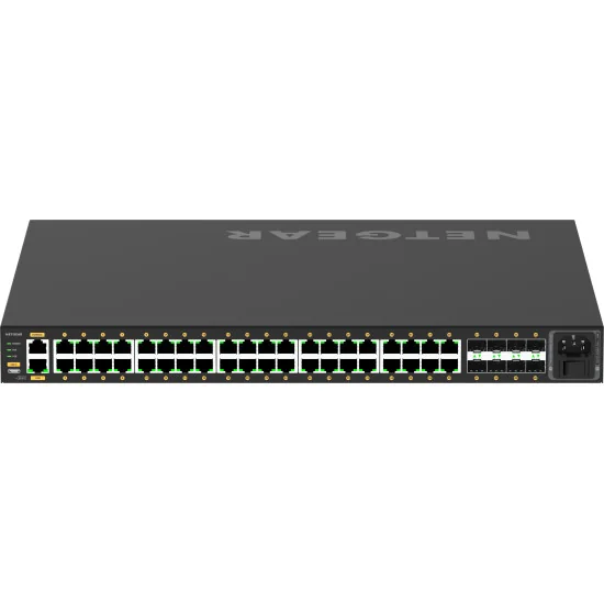 Netgear M4250-40G8XF-PoE+ (GSM4248PX-100EUS) | Série AV manageable switch, 40x1G PoE+ 960W, 8xSFP+