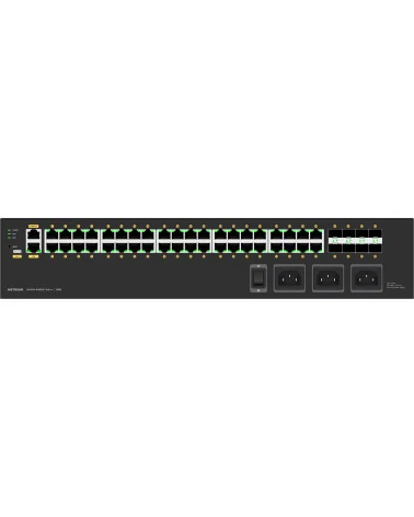 Netgear M4250-40G8XF-PoE++ (GSM4248UX-100EUS) | AV Line Managed Switch, 40x1G Ultra90 PoE++ 2880W, 8xSFP+