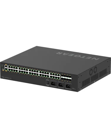 Netgear M4250-40G8XF-PoE++ (GSM4248UX-100EUS) | AV Line Managed Switch, 40x1G Ultra90 PoE++ 2880W, 8xSFP+