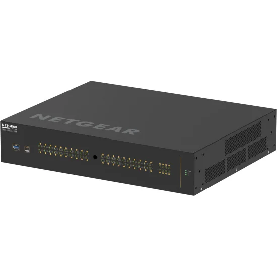 Netgear M4250-40G8XF-PoE++ (GSM4248UX-100EUS) | AV Line Managed Switch, 40x1G Ultra90 PoE++ 2880W, 8xSFP+