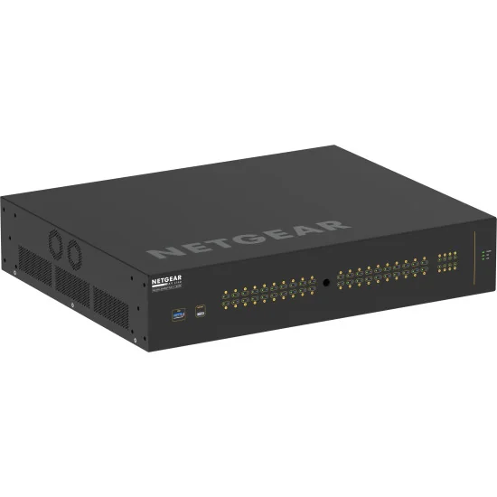 Netgear M4250-40G8XF-PoE++ (GSM4248UX-100EUS) | AV Line Managed Switch, 40x1G Ultra90 PoE++ 2880W, 8xSFP+