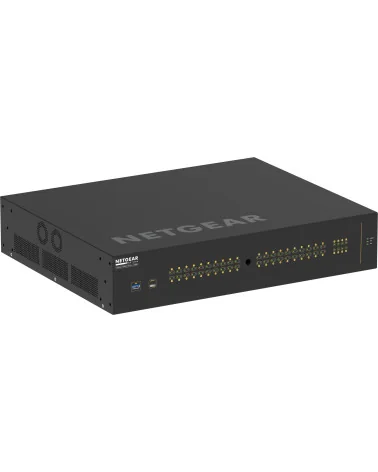 Netgear M4250-40G8XF-PoE++ (GSM4248UX-100EUS) | AV Line Managed Switch, 40x1G Ultra90 PoE++ 2880W, 8xSFP+