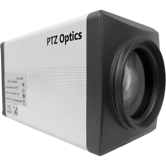 PTZOptics ZCam ZCAM-20X | 3G-SDI Box Caméra, 20x Zoom, IP Streaming, PoE