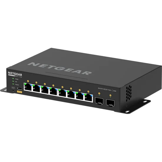 Netgear M4250-8G2XF-PoE+ (GSM4210PX-100EUS) | AV Line Managed Switch, 8x1G PoE+ 220W, 2xSFP+