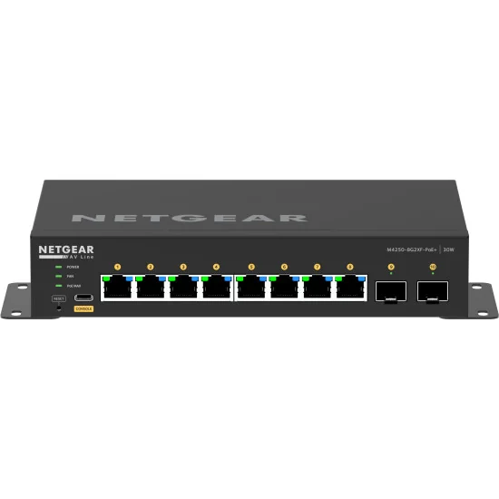 Netgear M4250-8G2XF-PoE+ (GSM4210PX-100EUS) Série AV manageable switch