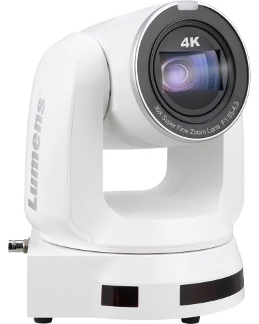 Lumens VC-A71P White | PTZ Camera, 4K 60fps, 30x Zoom, 12G-SDI, HDMI, IP Streaming, PoE