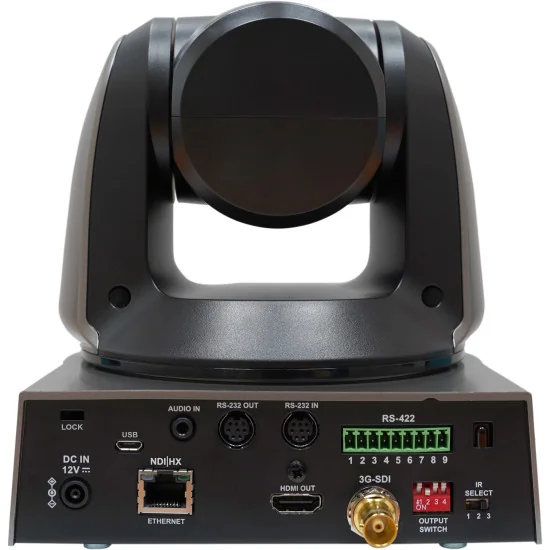 Lumens VC-A51P Black | Caméra PTZ, FullHD 60fps, 20x Zoom, SDI, HDMI, IP Streaming, PoE