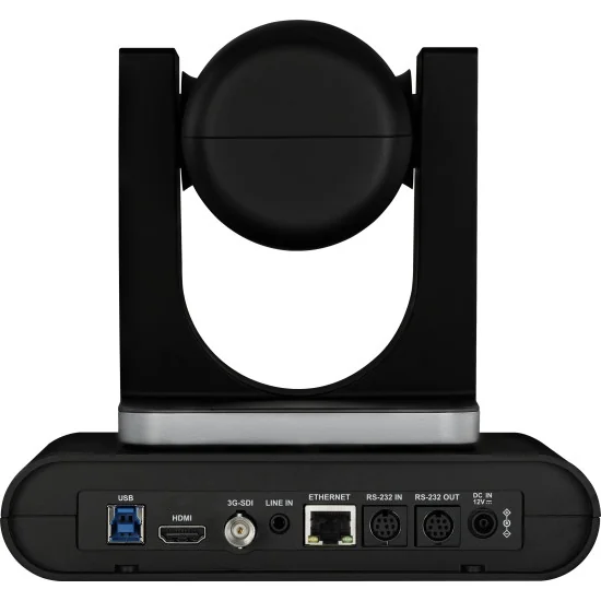 Lumens VC-R30 Black | Caméra PTZ, FullHD 60fps, 12x Zoom, SDI, HDMI, USB, IP Streaming, PoE