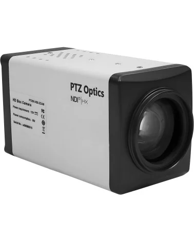 PTZOptics ZCam 20X-NDI | 3G-SDI Box Caméra, 20x Zoom, NDI, IP Streaming, PoE