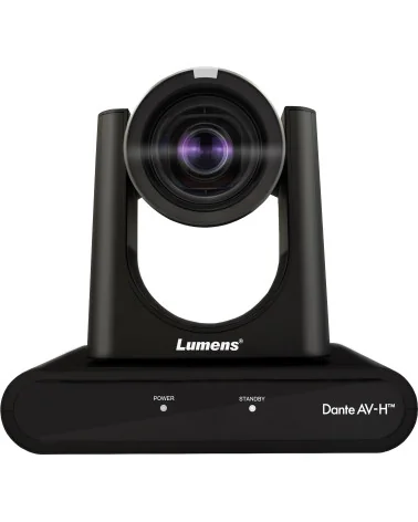 Lumens VC-TR60 Dante AV-H Black | 4K AI Auto-Tracking Caméra PTZ, 12x Zoom, SDI, HDMI, IP Streaming, PoE