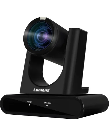 Lumens VC-TR60 Black | 4K AI Auto-Tracking Caméra PTZ, 12x Zoom, SDI, HDMI, IP Streaming, PoE