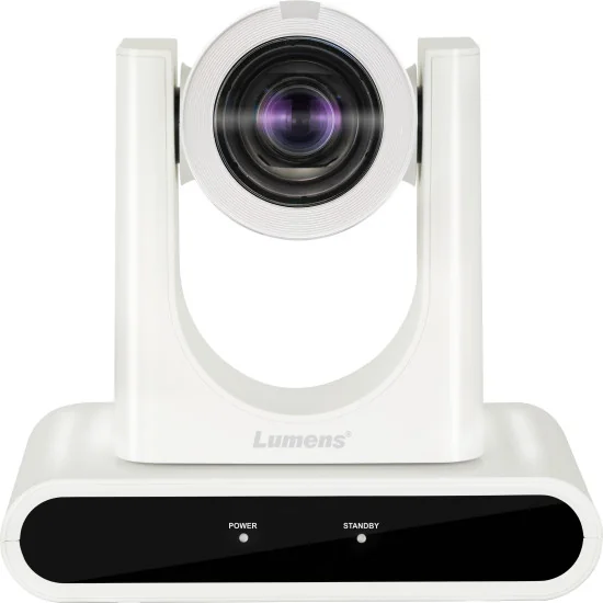 Lumens VC-TR60 White | 4K AI Auto-Tracking PTZ Camera, 12x Zoom, SDI, HDMI, IP Streaming, PoE