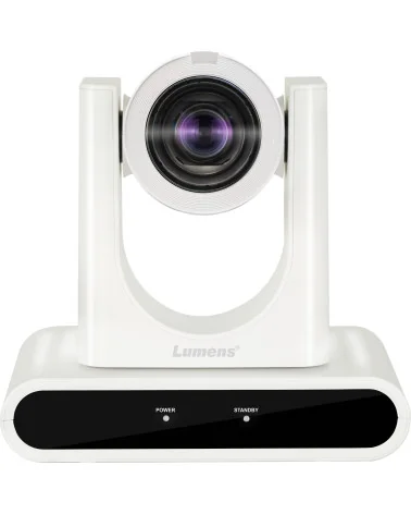 Lumens VC-TR60 White | 4K AI Auto-Tracking PTZ Camera, 12x Zoom, SDI, HDMI, IP Streaming, PoE