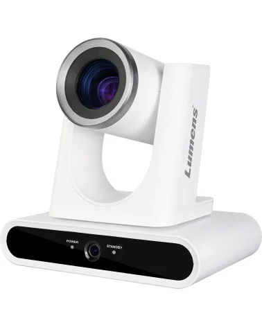 Lumens VC-TR40 White | AI Auto-Tracking Caméra PTZ, 20x Zoom, USB, SDI, HDMI, IP Streaming, PoE