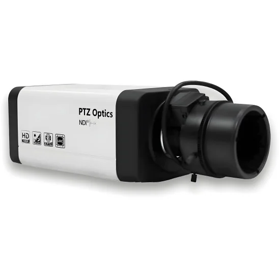 PTZOptics ZCam VL-NDI | 3G-SDI Box Camera, 4x Zoom Lens, NDI, IP Streaming, PoE