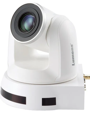 Lumens VC-A51PN White | Caméra PTZ, 1080p 60fps, 20x Zoom, SDI, HDMI, NDI HX, IP Streaming, PoE