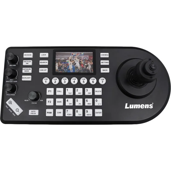 Lumens VS-KB21N | PTZ Camera Controller, Visca, VISCA over IP, NDI, Stream Preview