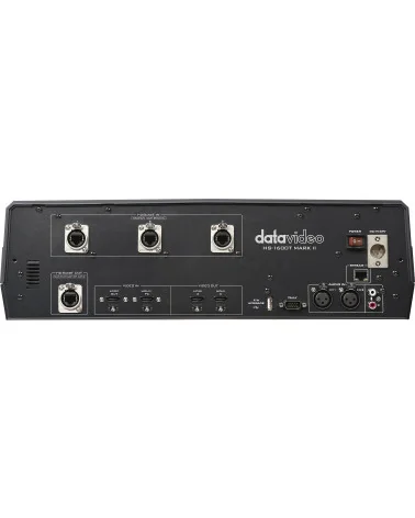 Datavideo HS-1600T MARK II | 4-Channel Streaming Video Mixer, HDBaseT, HDMI, XLR, 17.3" Screen