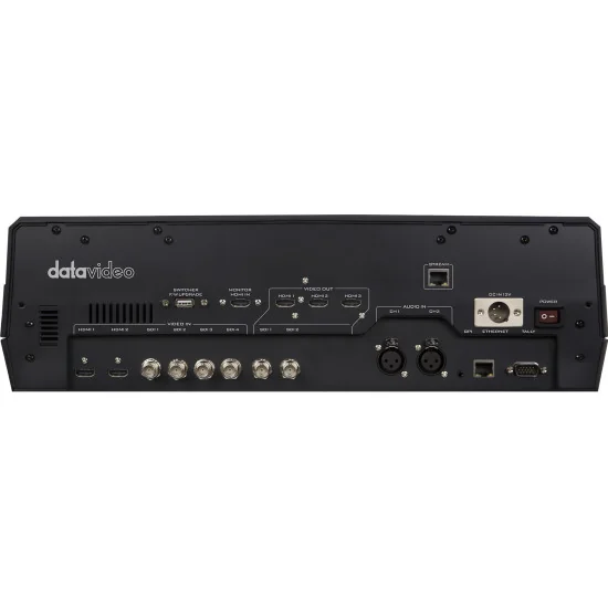 Datavideo HS-1300 | 6-Channel Streaming Video Mixer, SDI, HDMI, XLR, 17.3" Screen