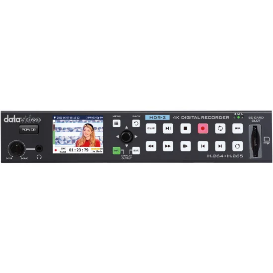 Datavideo HDR-2 | 4K Recorder H.265, HDMI, XLR