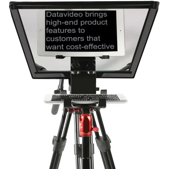 Datavideo TP-650 Mark II | On-camera tablet teleprompter for ENG Cameras, Android, iPad